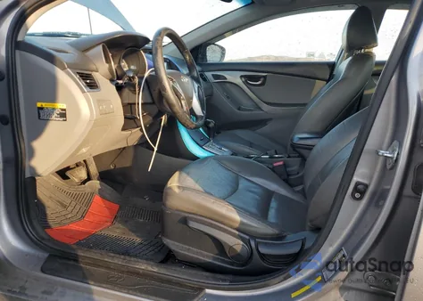 2012 Hyundai Elantra Gls from USA, damaged, VIN KMHDH4AE7CU476301